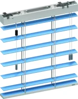 Alu-Jalousie mit möglichst freier Sicht nach draußen