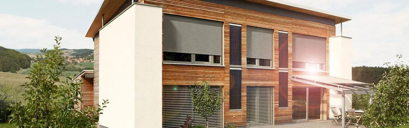 Wintergarten Markise in beige